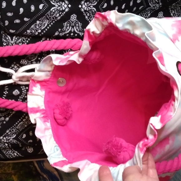 Cat & Jack canvas tie dye tote bag New - Picture 15 of 17